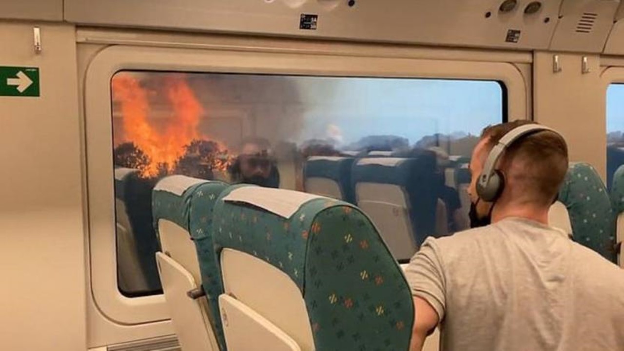 tren orman yangını