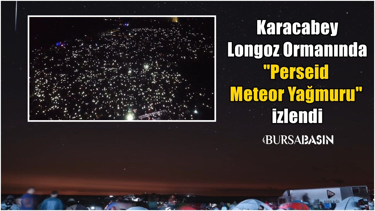 Karacabey Longoz Ormanında "Perseid meteor yağmuru" izlendi