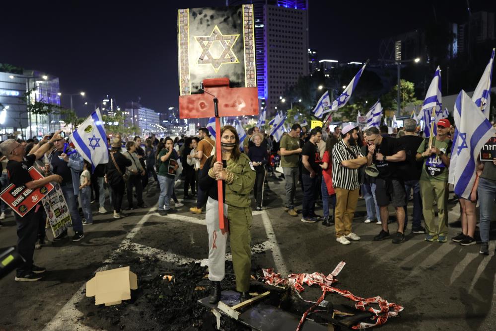 Telaviv Binyamin Netanyahu Protesto (1)