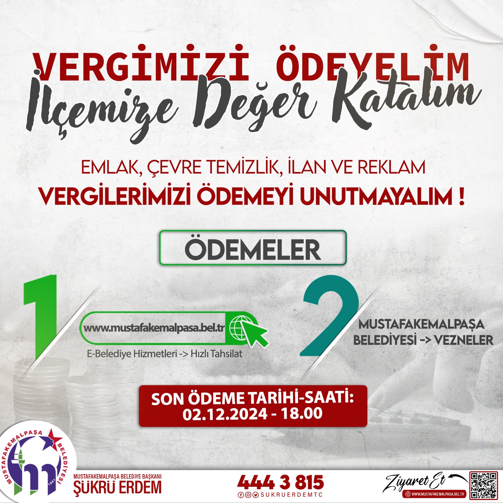 Vergi̇ Ödemeleri̇ İçi̇n Son Gün 2 Aralik (1)