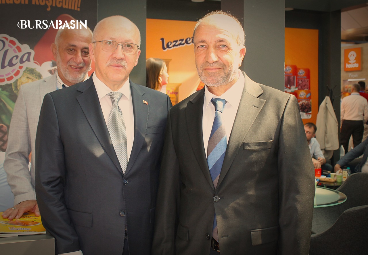Ticaret Bakan Yardımcısı Sezai Uçarmak Bursa Perder Başkanı Haşim Kılıç