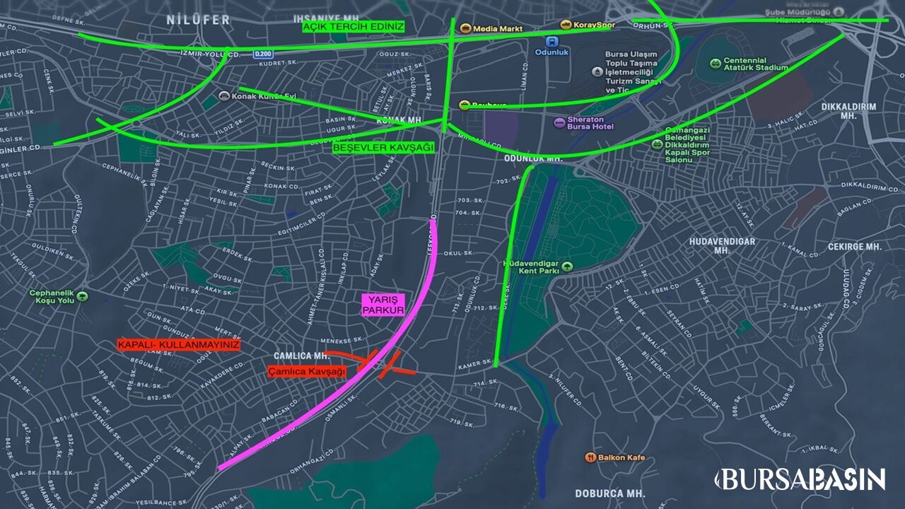 Bursa’da 4 Ekim’de yollar kapanacak: Alternatif güzergâhlar