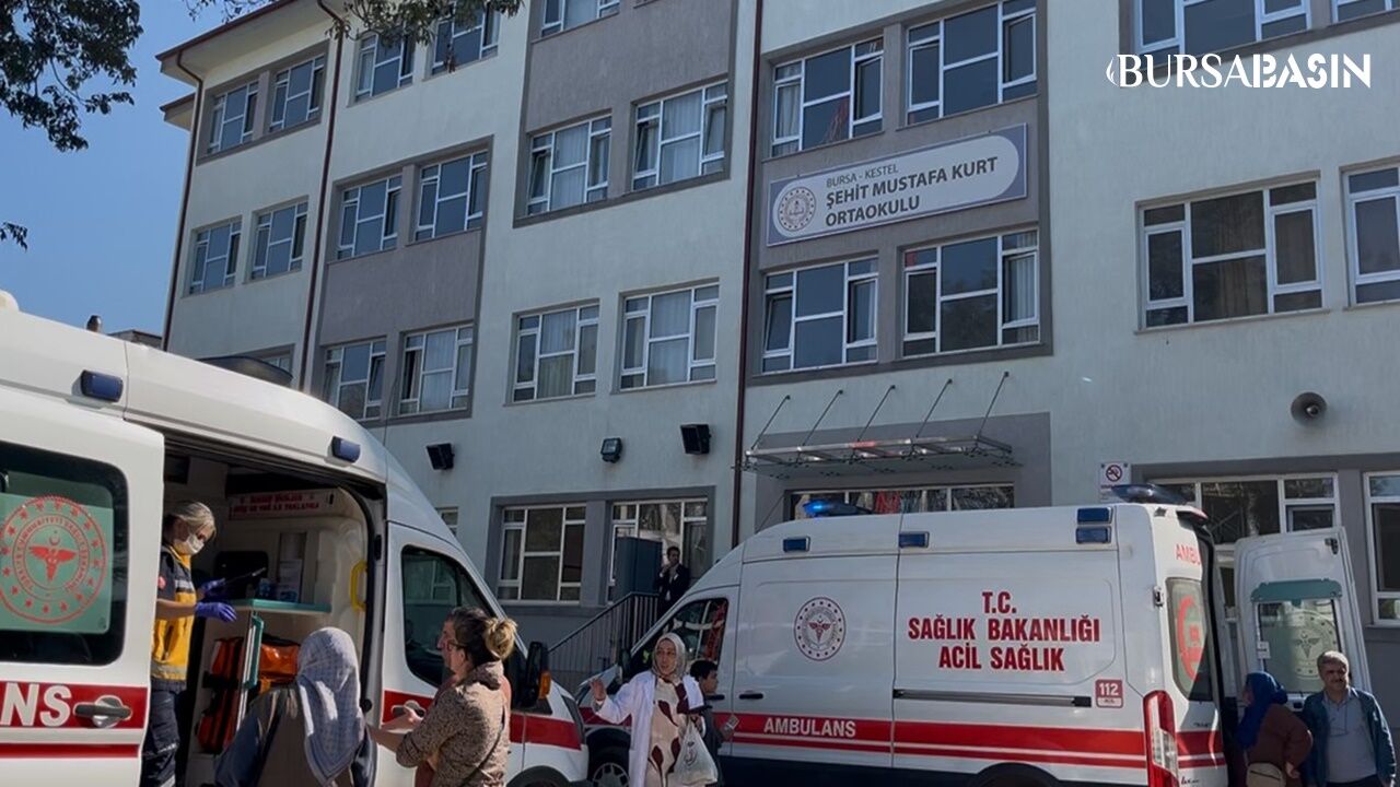 Bursa’da okulda gaz paniği! AFAD harekete geçti