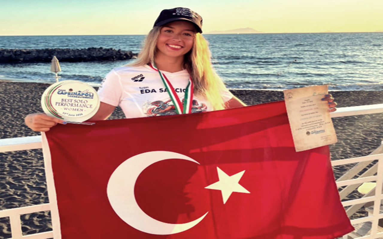Eda Savcıgil’den Catalina Kanalı’nda Çifte Rekor
