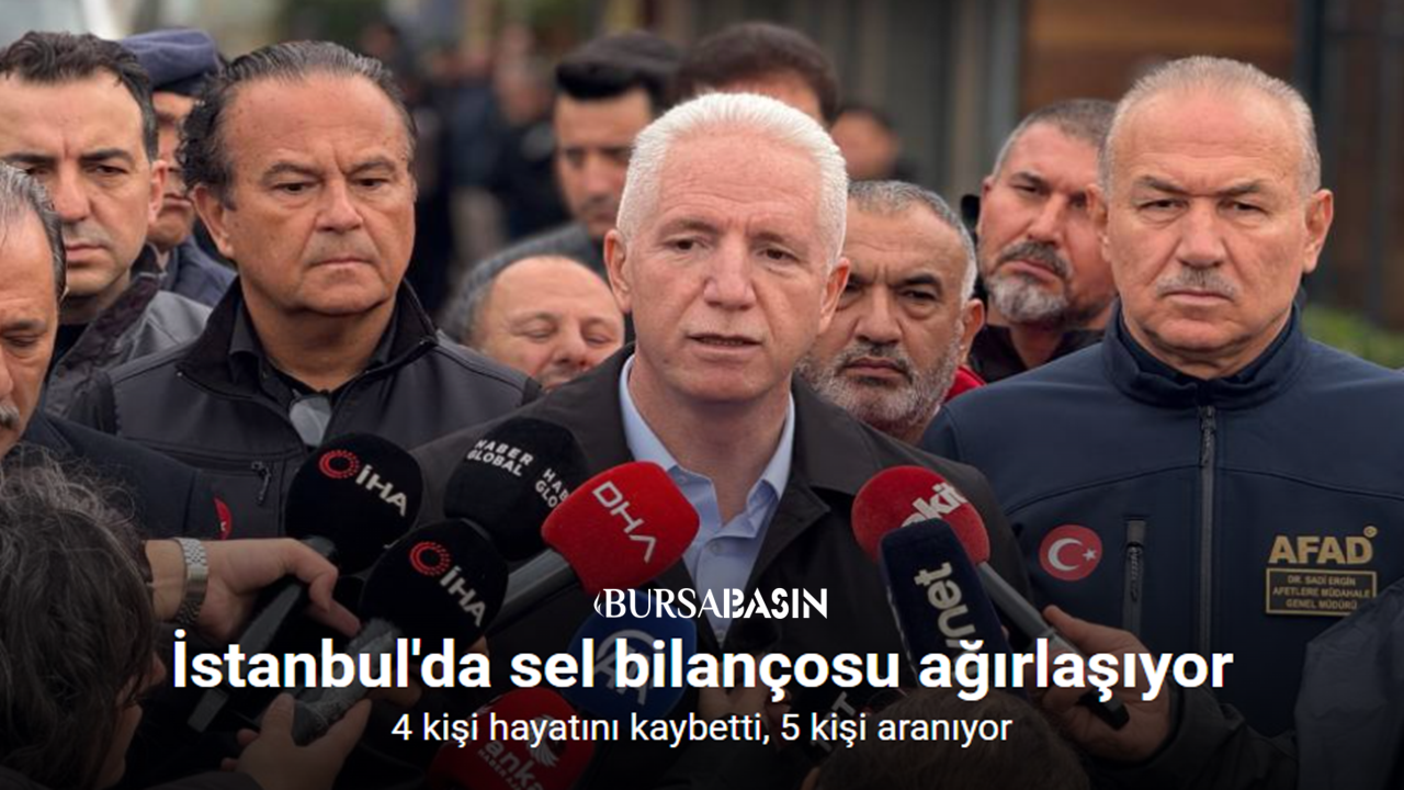 İstanbul’da Sel Felaketi: Can Kaybı 4’e Yükseldi