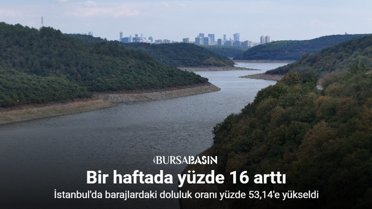 İstanbul Barajlarında Doluluk Yüzde 53,14’e Yükseldi
