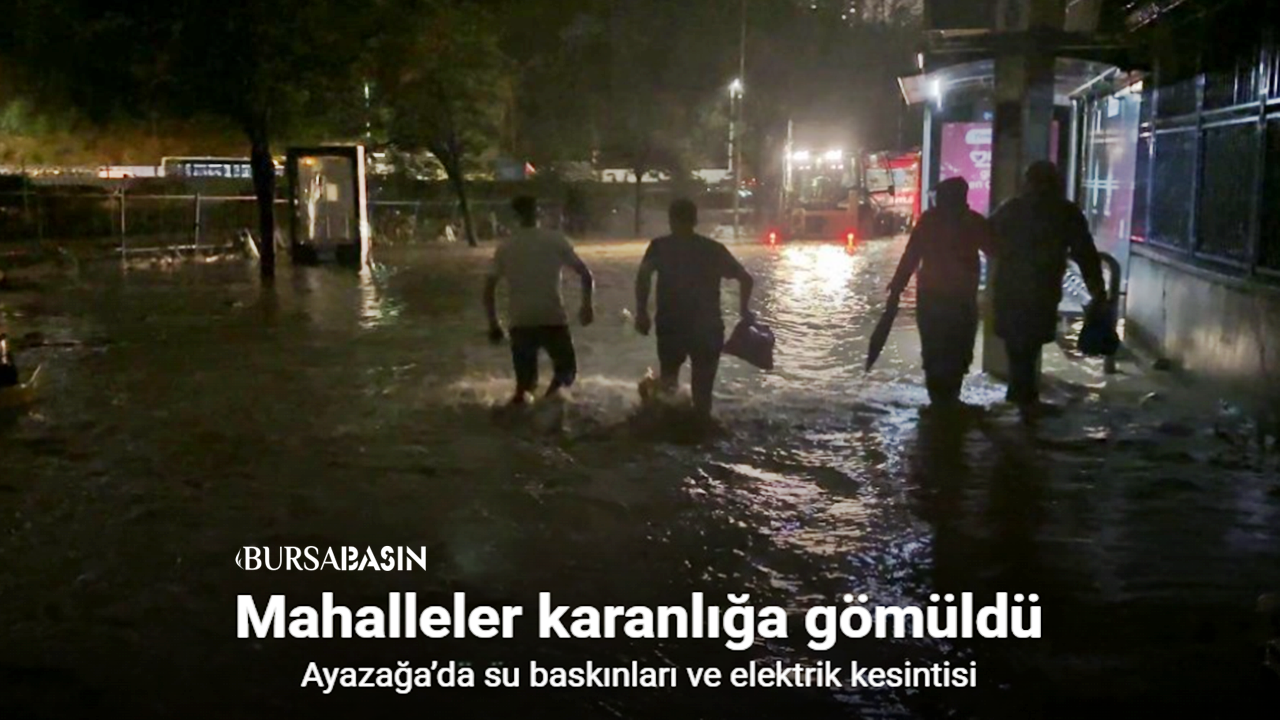 İstanbul Ayazağa’da Sağanak Alarmı