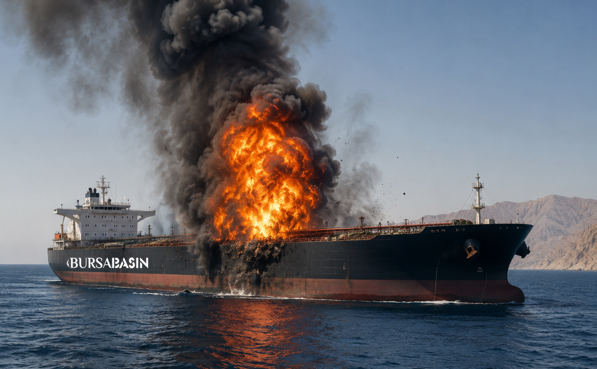 Hürmüz Boğazı’nda Petrol Tankerinde Patlama