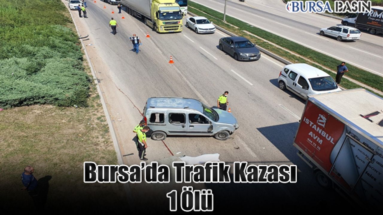 Bursa'da Kamyonete Çarpan Ticari Aracın Altında Kalan Sürücü Hayatını Kaybetti