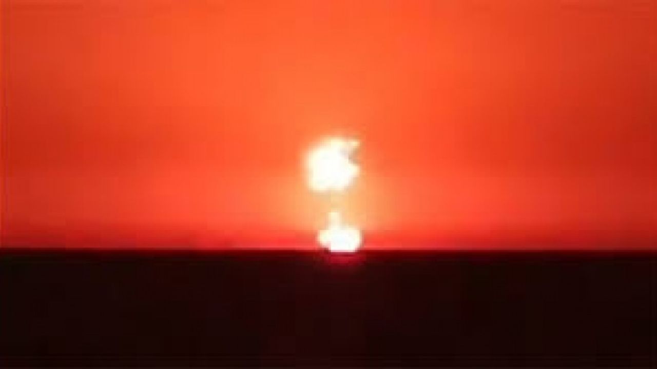 Hazar Denizi'nde Korkutan Patlama