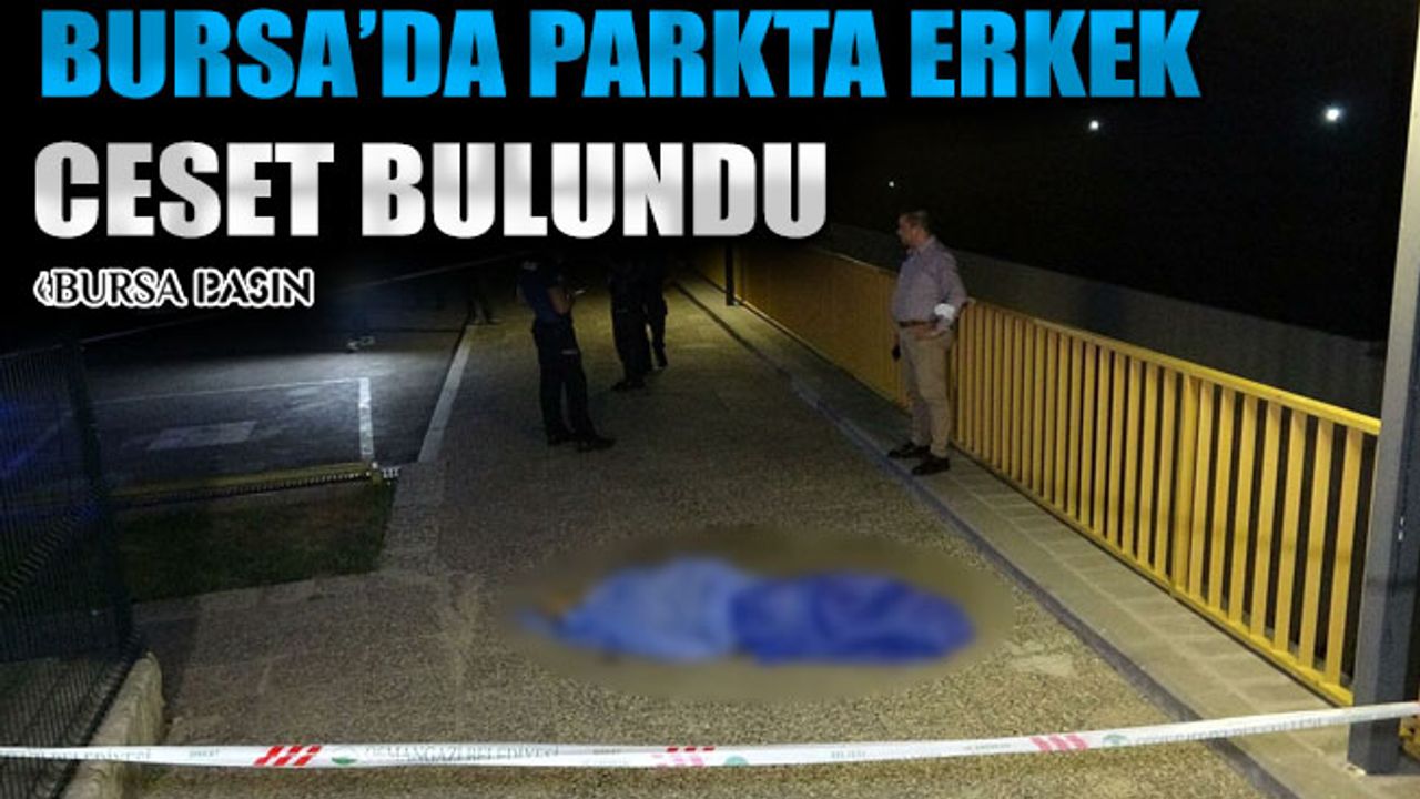 Bursa'da Bir Parkta Erkek Cesedi Bulundu