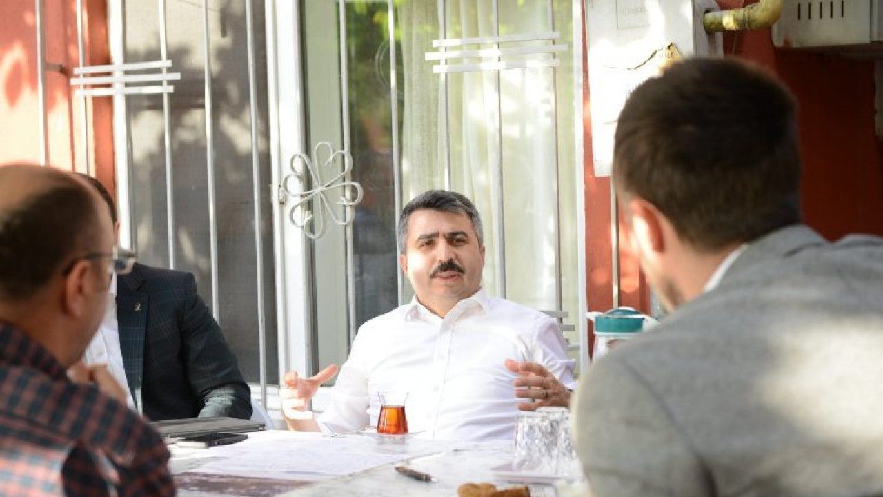 Bursa Yıldırım'da Başkan Yılmaz ev ziyaretlerine devam ediyor
