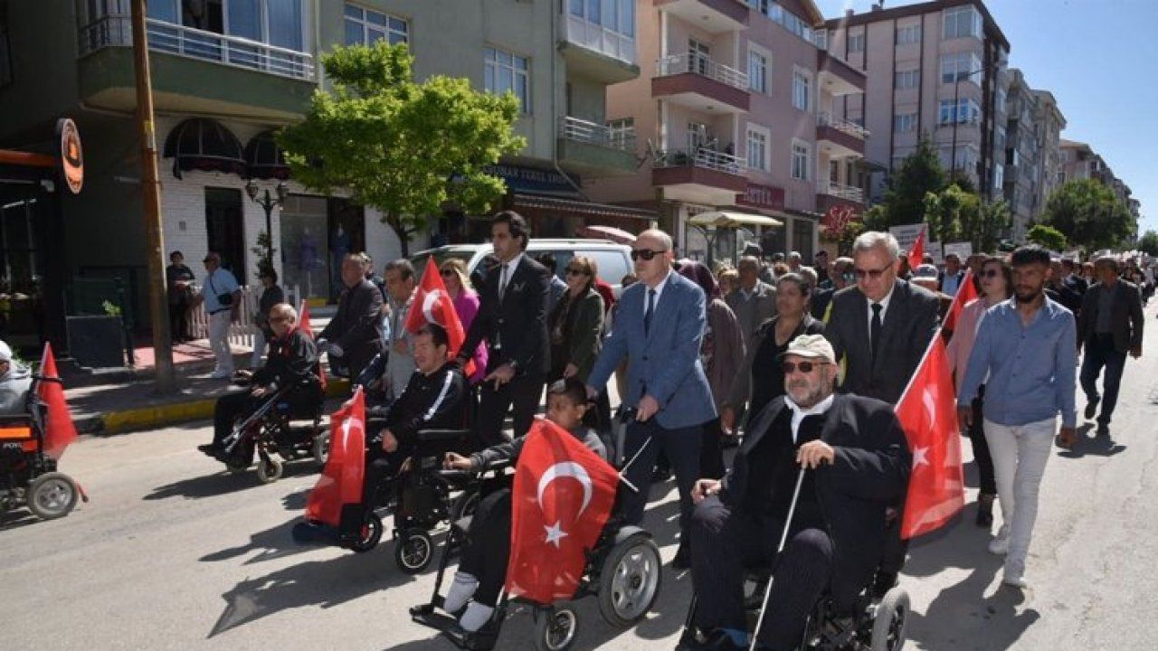 Edirne Keşan'da Engelliler Haftası farkındalık yürüyüşü gerçekleştirildi