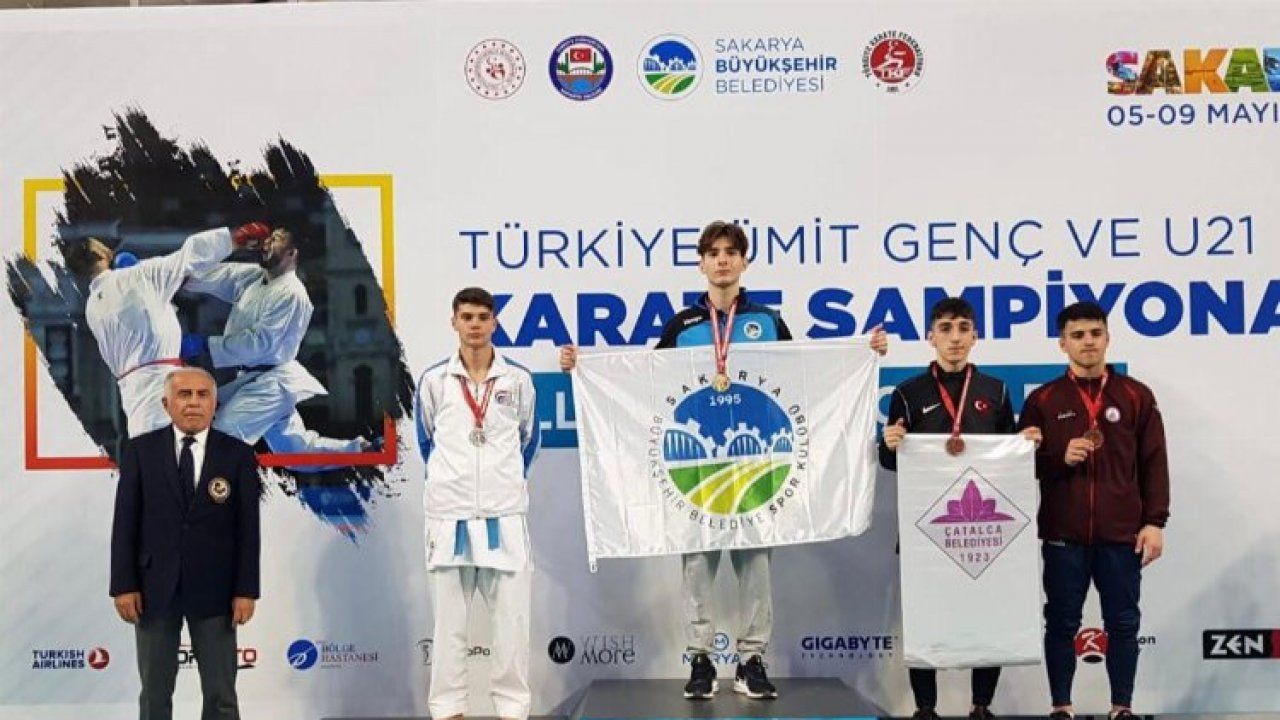 Karate şampiyonasına Sakarya Büyükşehir damga vurdu