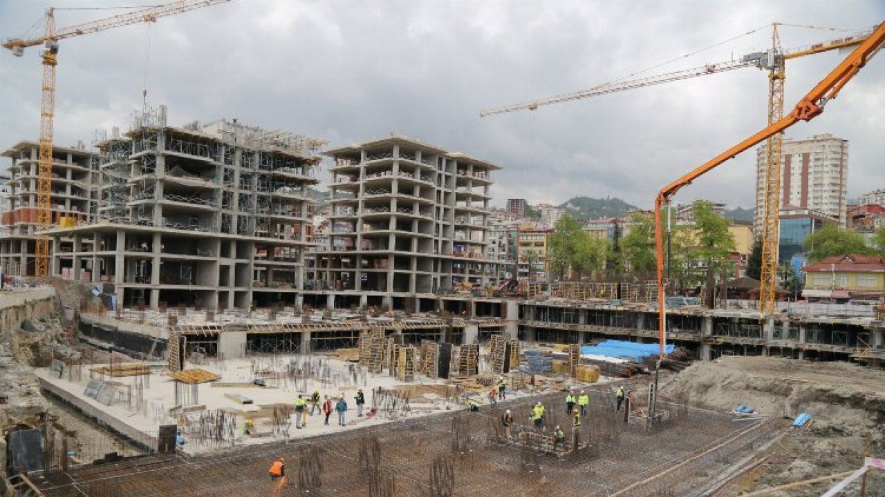 Rize'de Belediye Blokları ve Taşlıdere Kentsel Dönüşüm çalışmaları tamamlanıyor 