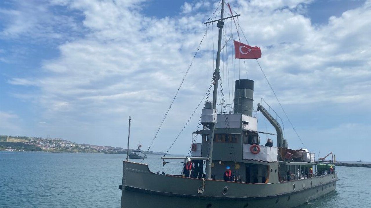 TCG Nusret'in Marmara'daki son durağı Tekirdağ oldu