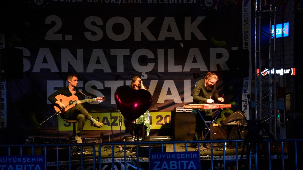 Bursa Sokak Sanatçıları Festivali'ne coşkulu final