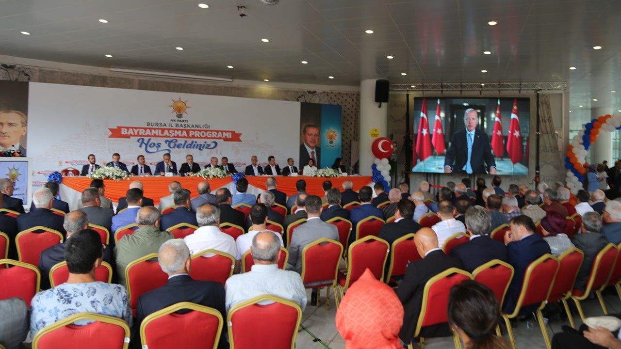 AK Parti Bursa İl Başkanlığı Bayramlaşma programı