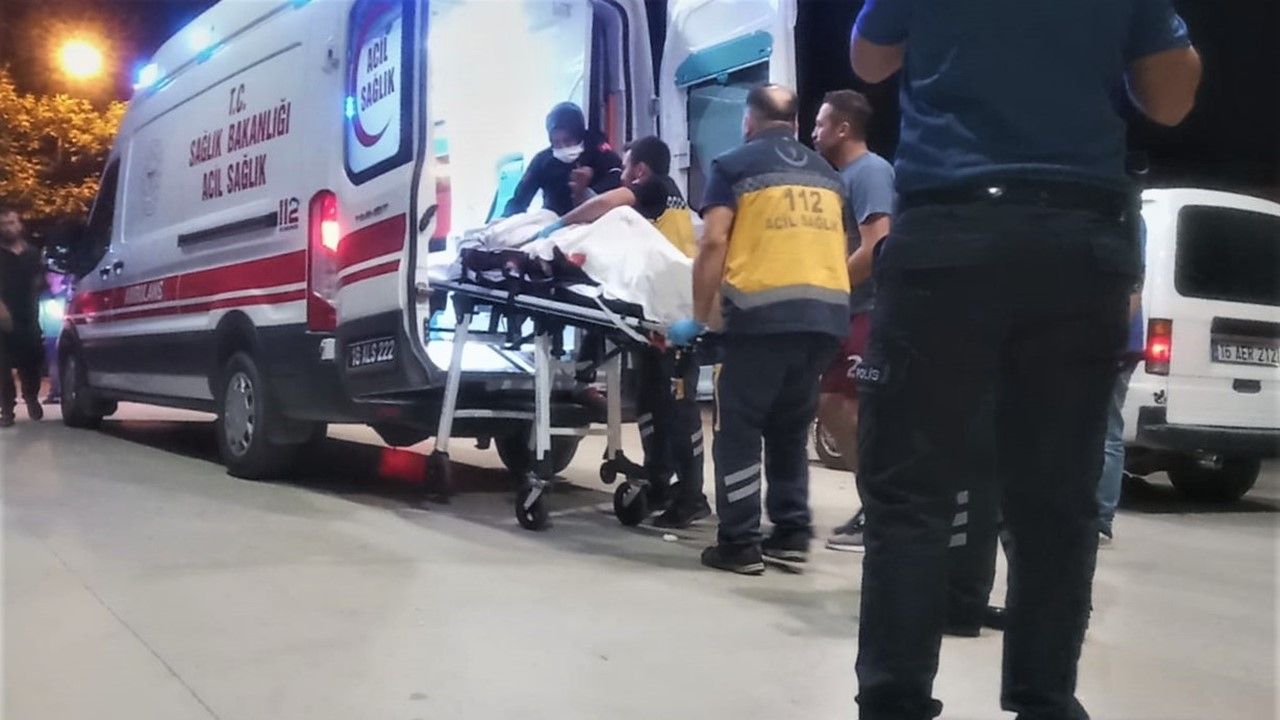 Bursa'da silahlı kavga 1 kişi yaralandı