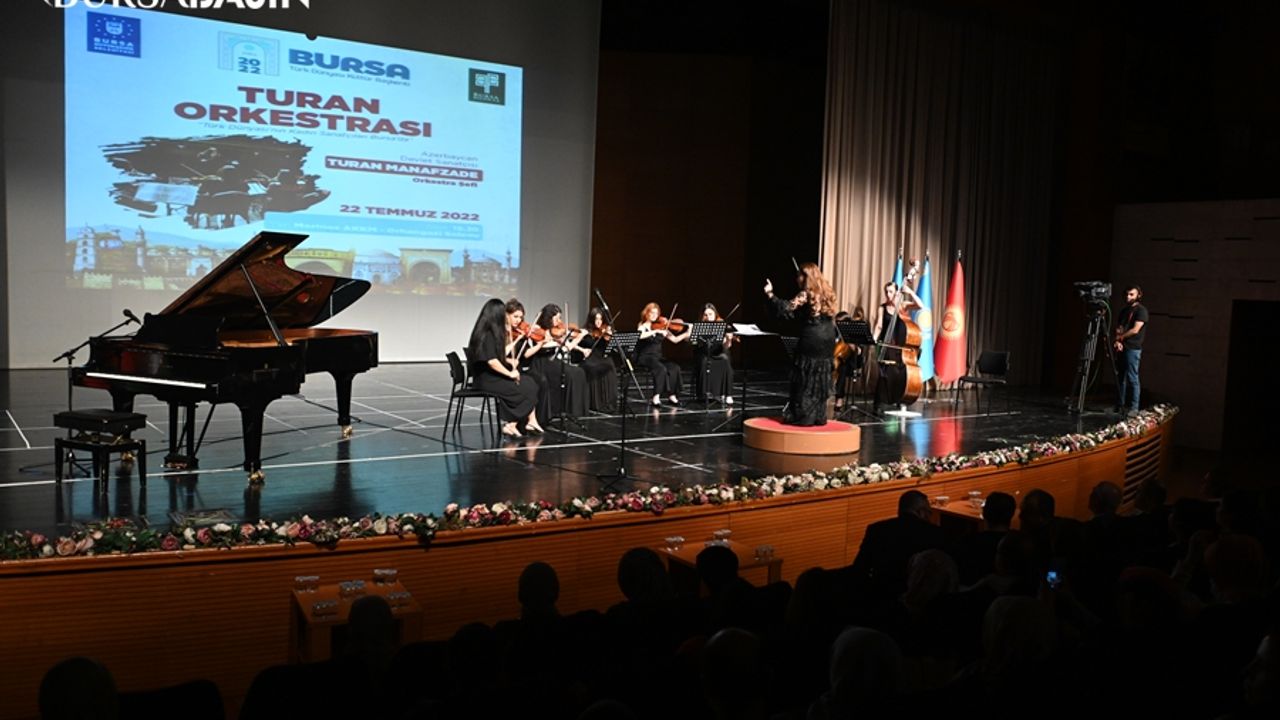 Bursa'da Turan Orkestrası ile Türk dünyası ezgileri