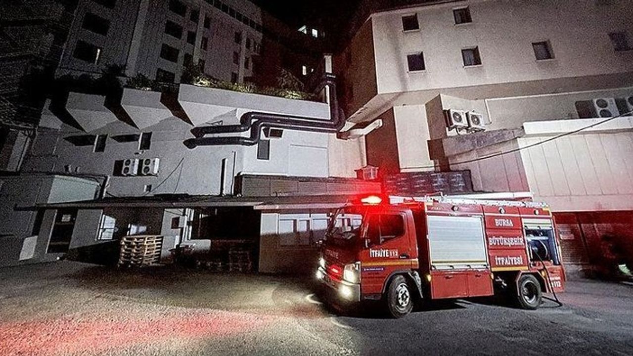 Bursa'da Yangın Paniği