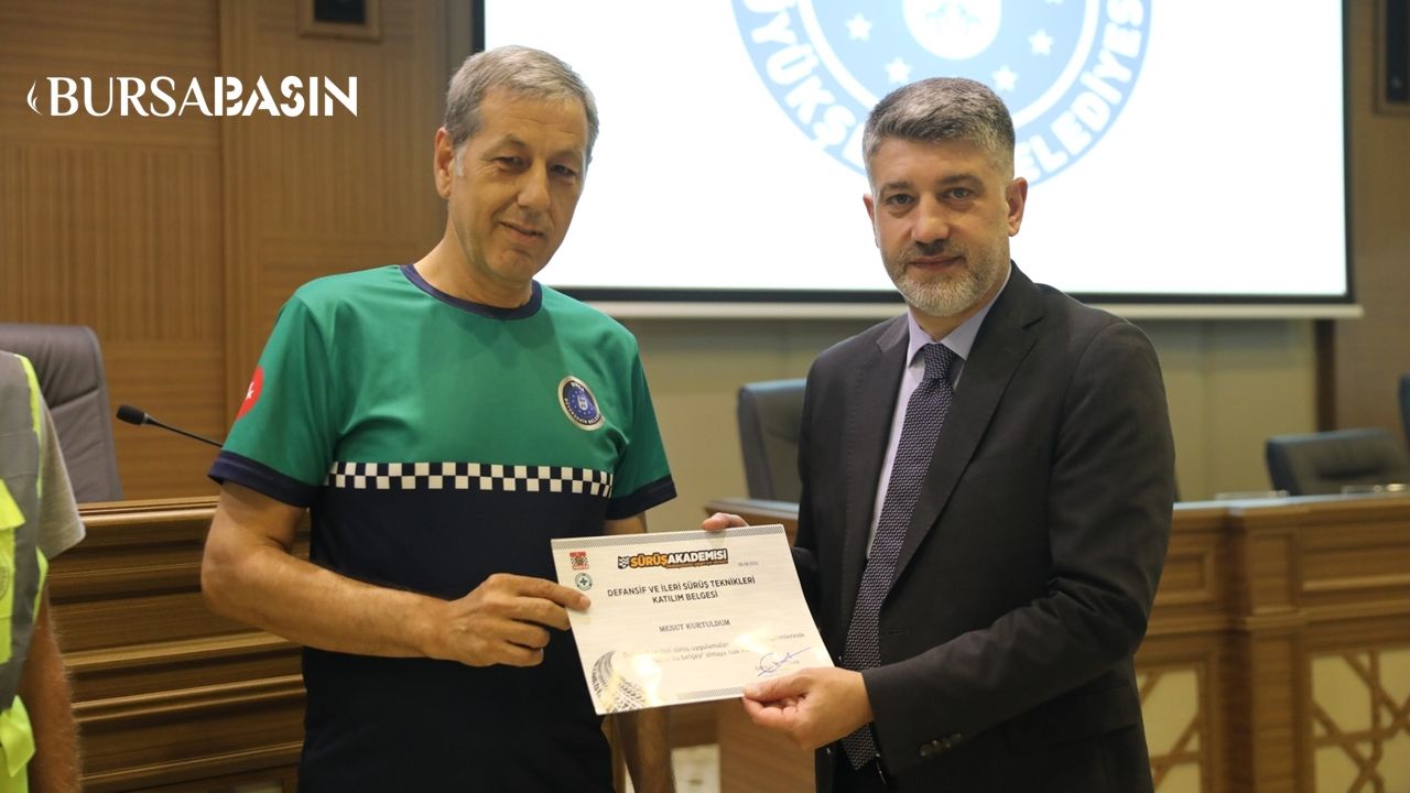 Bursa'da Ulaştıran ekip, sertifikalarına kavuştu