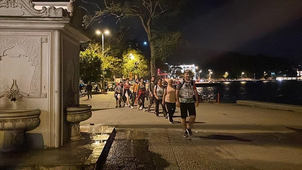 Doğaseverler, Sarıyer'den Beşiktaş'a kadar yürüyüş yaptı