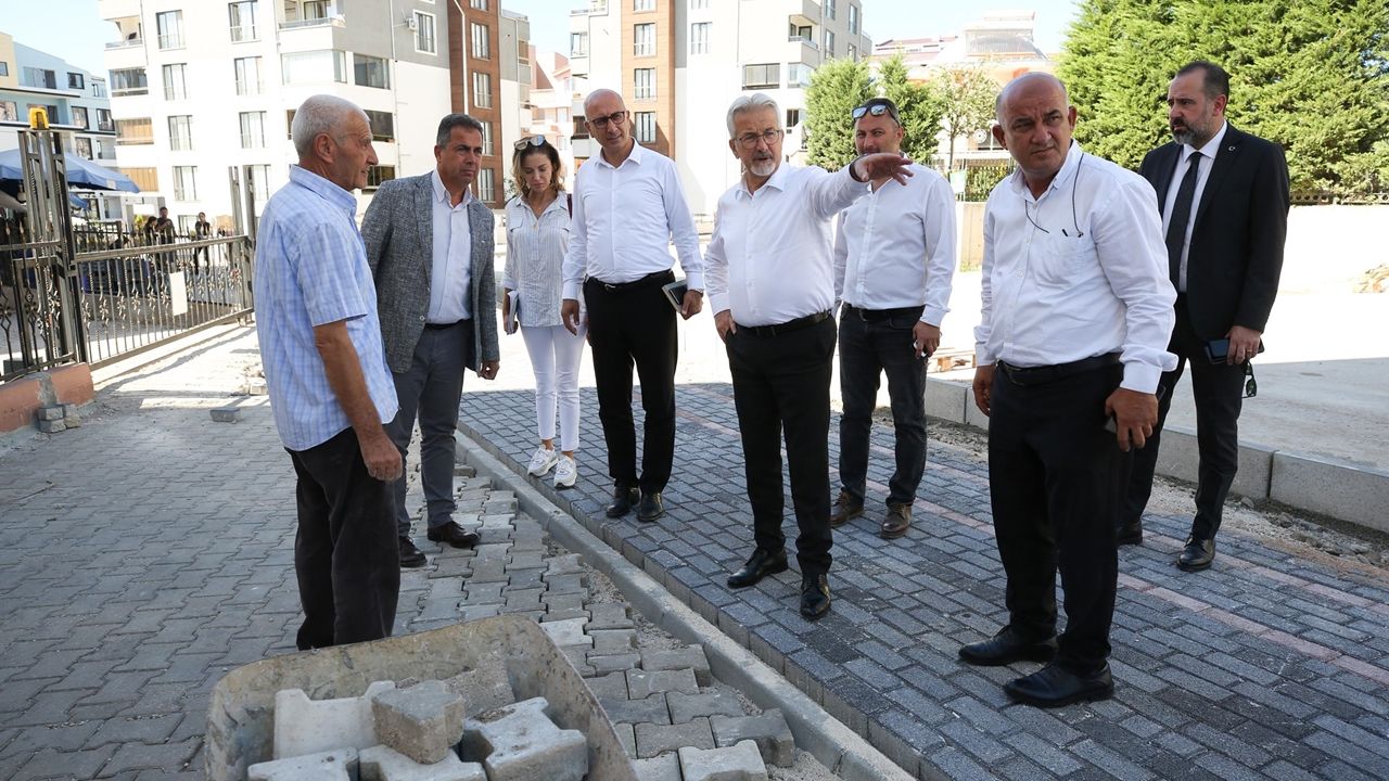Nilüfer Belediye Başkanı ERDEM Asfalt Çalışmlarını Yerinde İnceledi