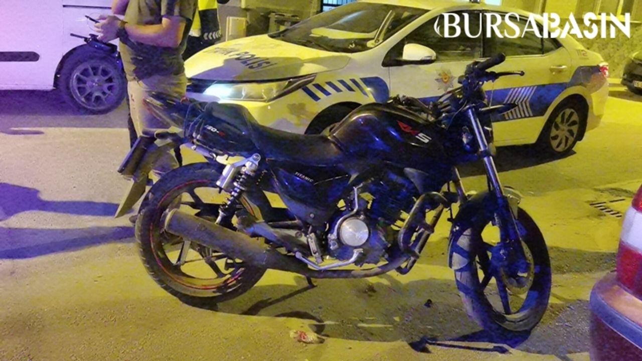 Bursa'da Çalıntı Motosikletle Polisten Kaçan Kişi Yakalandı