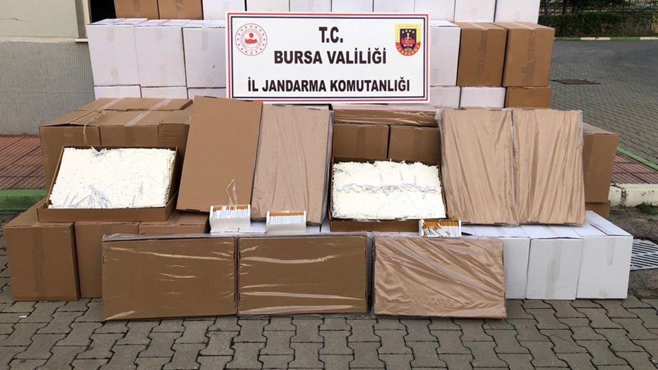 Bursa'da kaçak tütün operasyonu