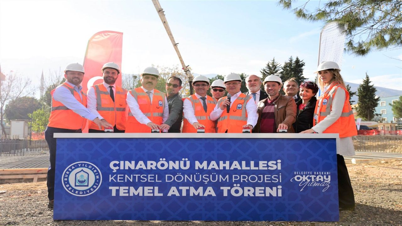 Yıldırım Çınarönü'nün Çehresi Kentsel Dönüşümle Değişiyor