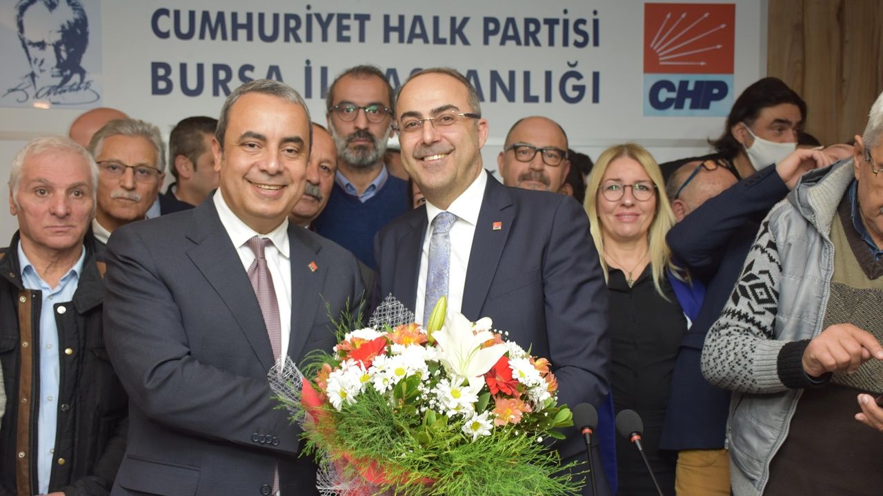CHP Bursa'da Törenle Devir Teslimi