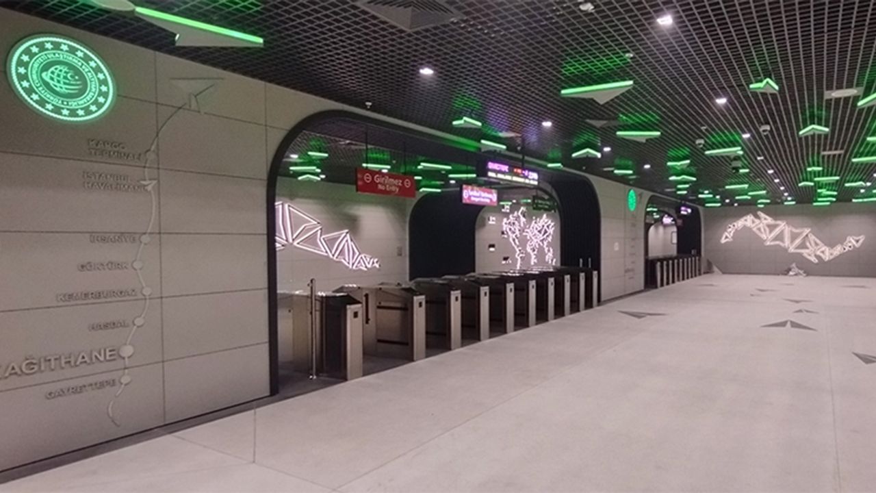 Kâğıthane-İstanbul Havalimanı Metrosu hizmete girdi