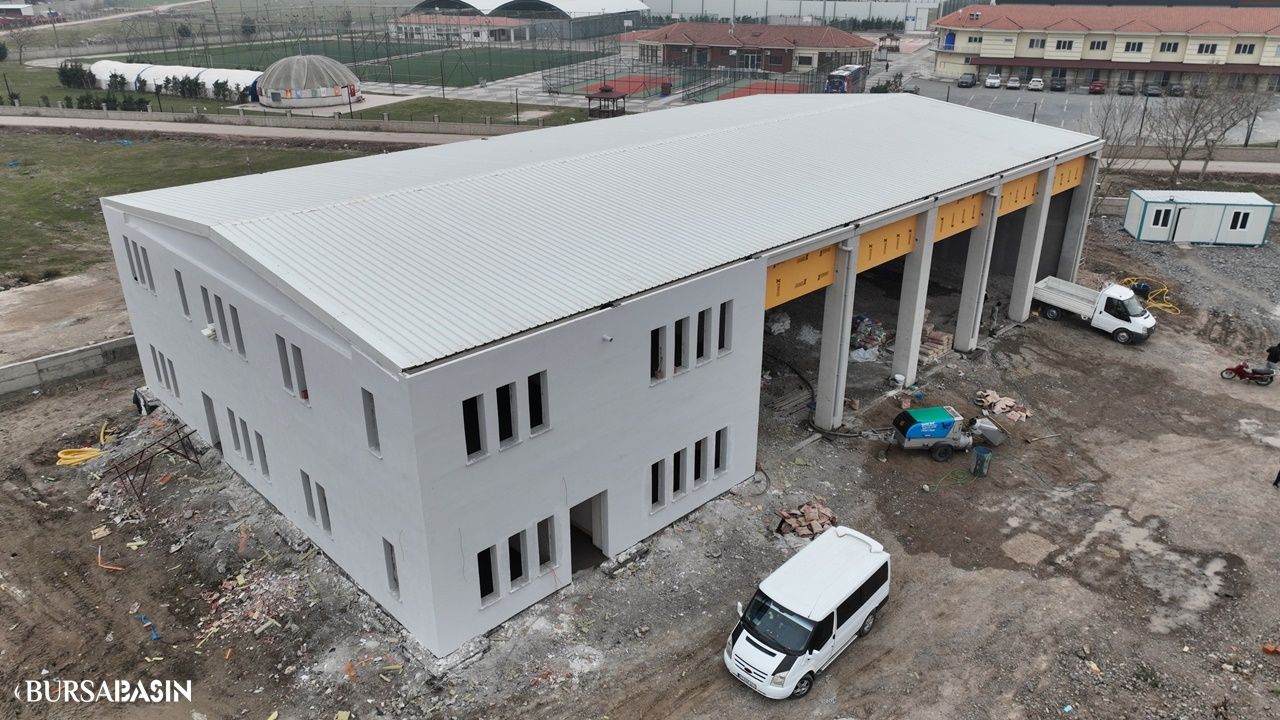 Bursa'nın Karacabey ilçesine yeni itfaiye binası yapıldı