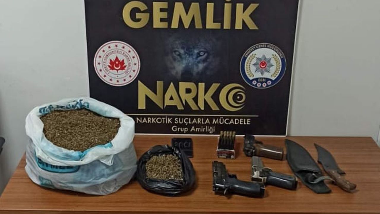Bursa'da 2 kilo esrarla yakalandı, gözaltına alındı