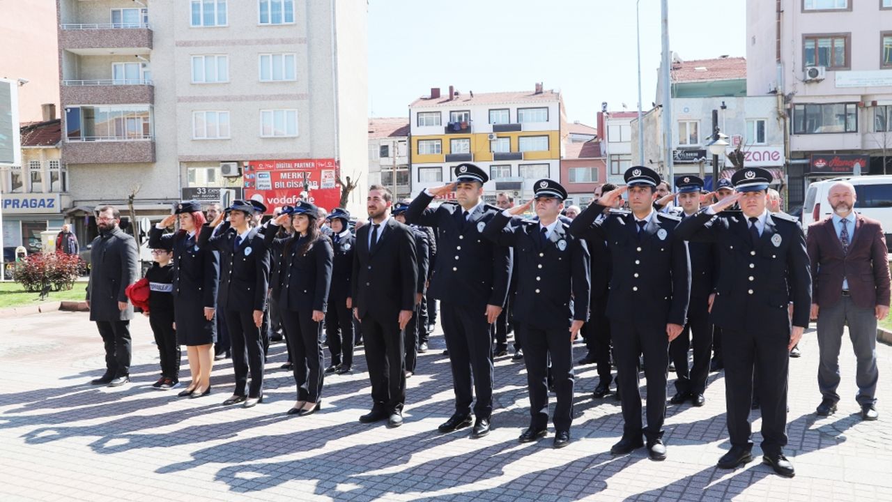 Hayrabolu'da Türk Polis Teşkilatının 178. kuruluş yıl dönümü kutlandı