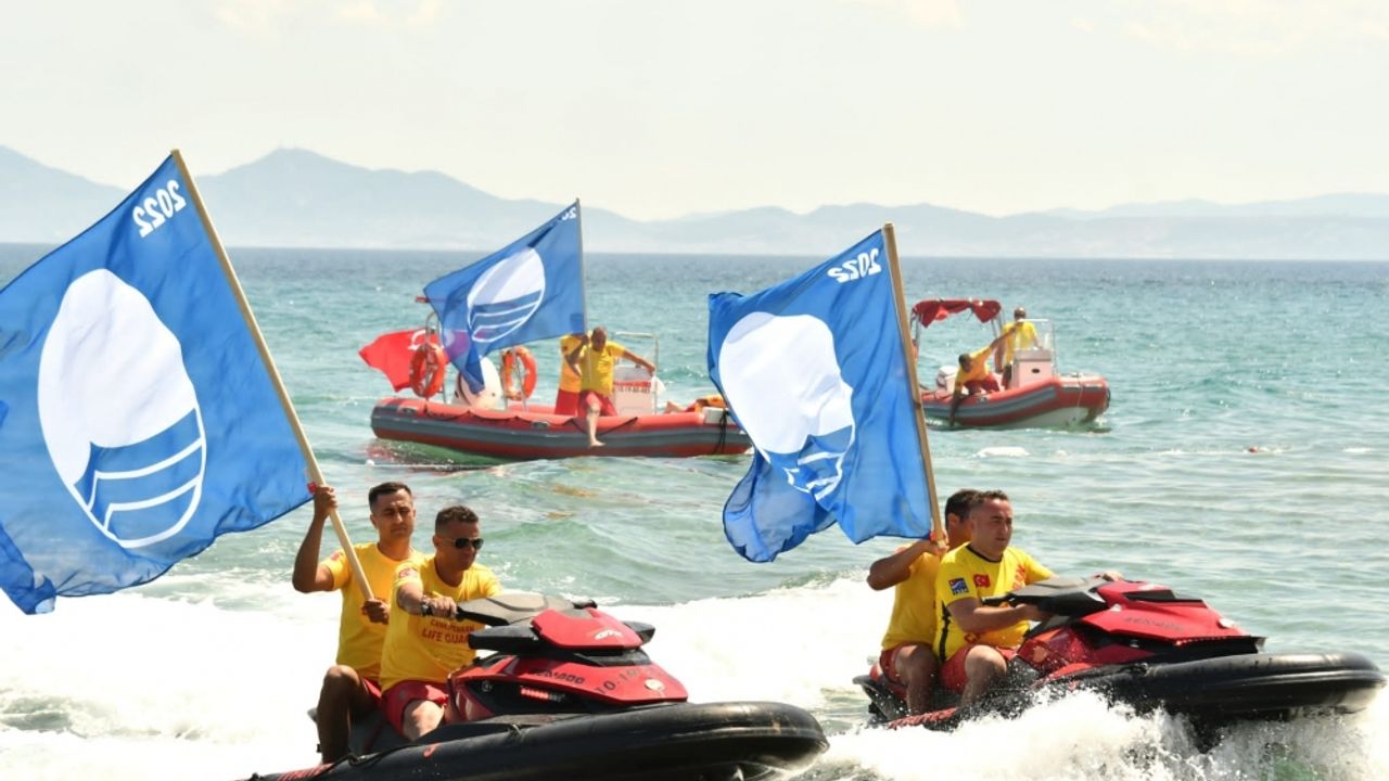 Balıkesir'de mavi bayraklı plaj sayısı 46'ya yükseldi