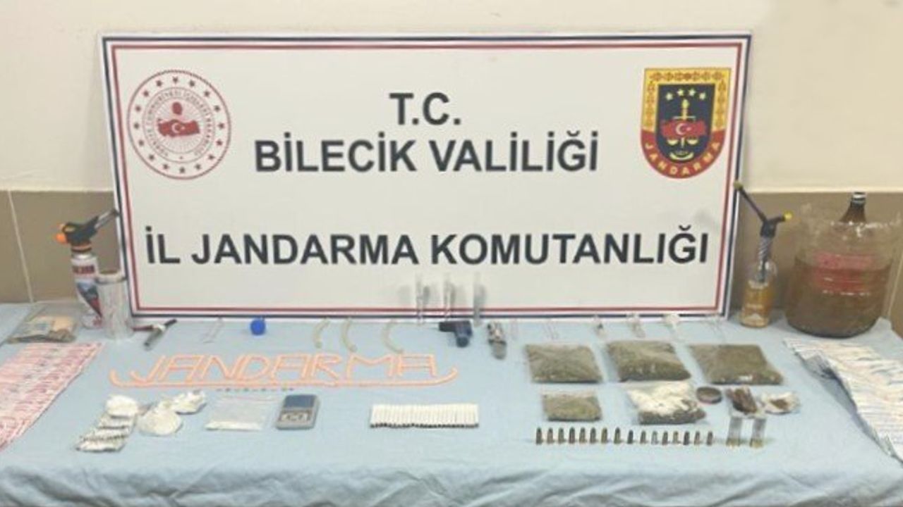 Bilecik'te uyuşturucu ticareti şüphelisi 6 kişi gözaltına alındı