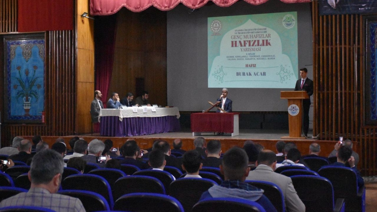 "Genç Muhafızlar Hafızlık Yarışması Marmara Bölge Finali" Edirne'de yapıldı