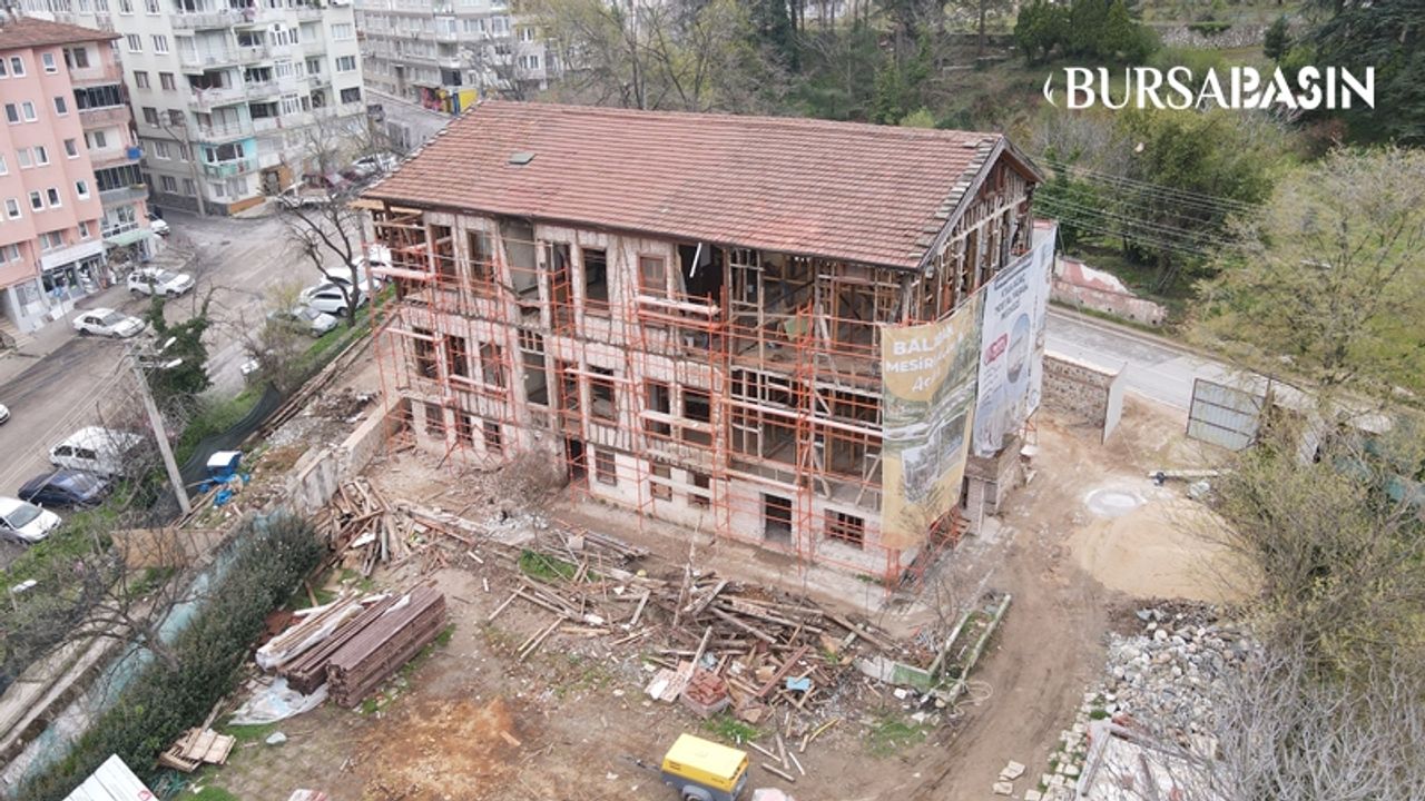 Yıldırım Belediyesi Tarihi Osman Fevzi efendi Köşkü'nü Restore Ediyor