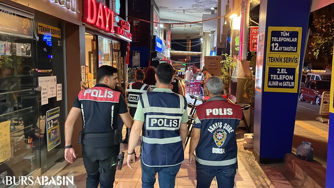 Bursa'da 200 Polis İle Asayiş Uygulaması Yapıldı