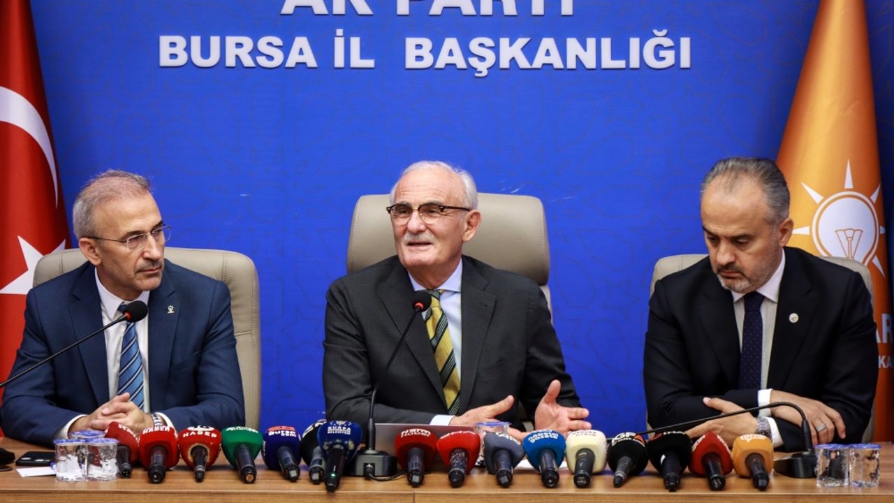 AK Parti Yerel Yönetimler Başkanı Yılmaz, Bursa'da konuştu: