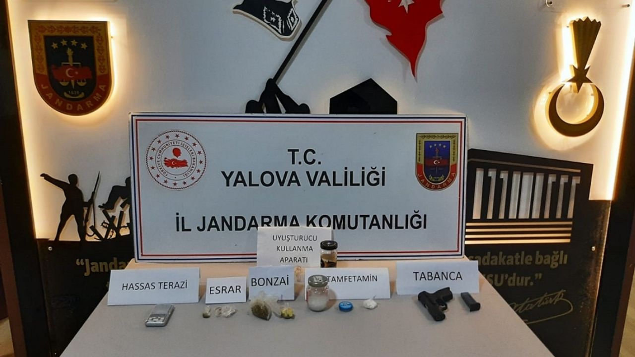 Yalova'da uyuşturucu operasyonunda yakalanan 5 şüpheliden biri tutuklandı