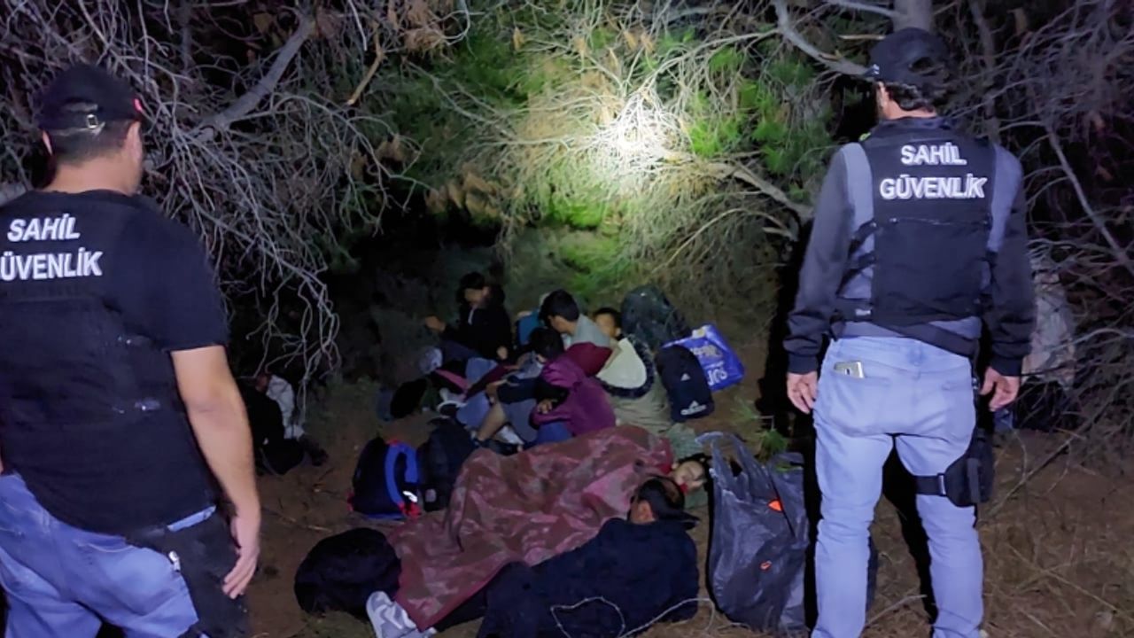 Çanakkale'de 61 düzensiz göçmen yakalandı