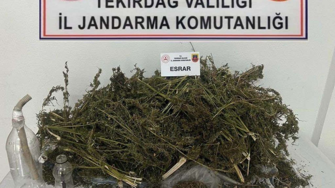 Tekirdağ'da uyuşturucu ticareti iddiasıyla 4 şüpheli yakalandı