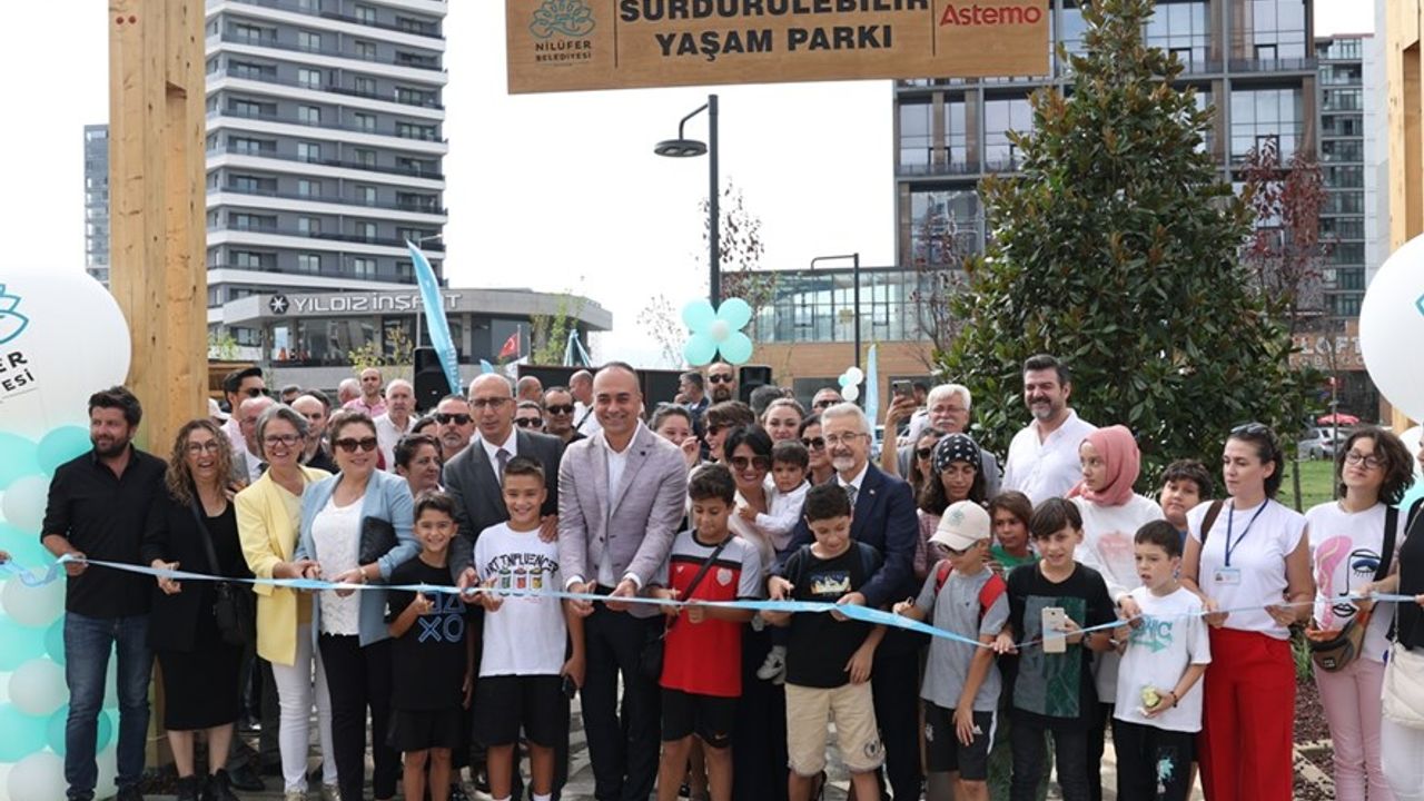 Nilüfer'e Sürdürülebilir Yaşam Parkı Açıldı!