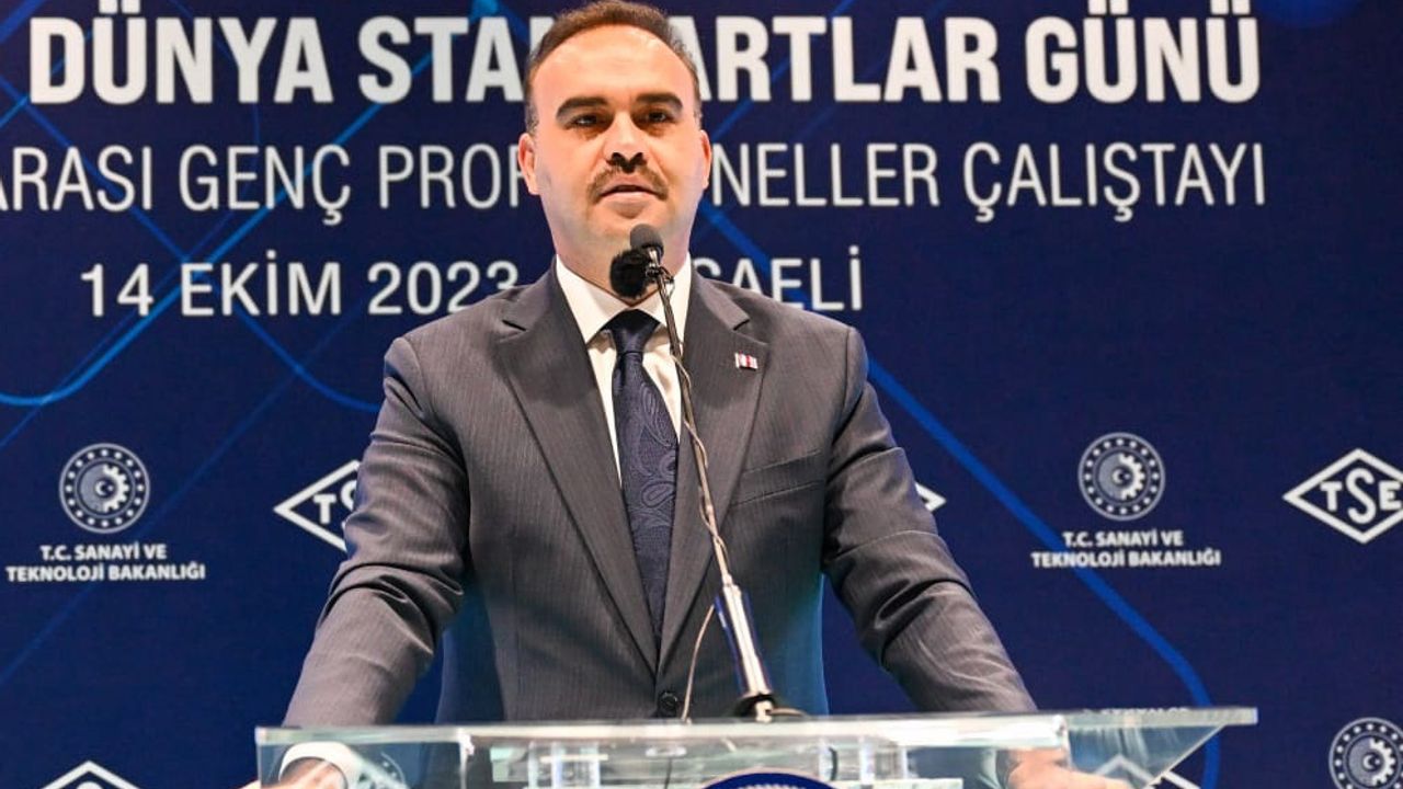Bakan Kacır, "Dünya Standartlar Günü" çalıştayında konuştu: