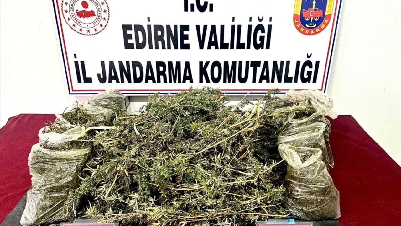 Edirne'de uyuşturucu operasyonunda 1 kişi tutuklandı