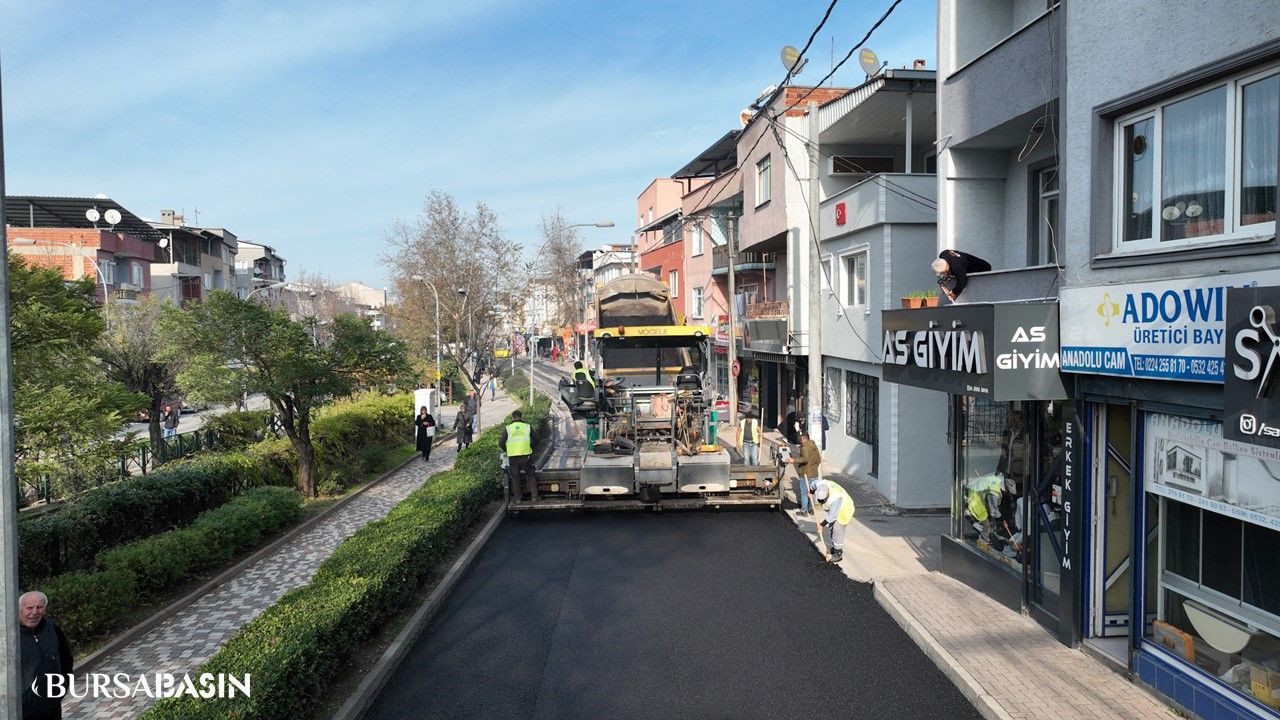 Bursa'da 2. Kanal Caddesi Sağlıklaştırma Projesi Tamamlandı