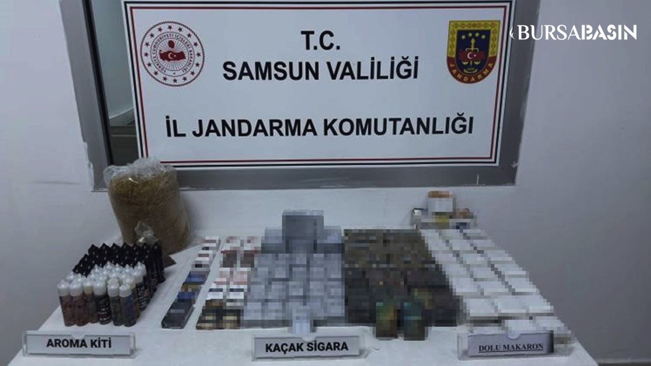 Jandarma, Samsun'da Kaçak Tütün Operasyonu Düzenledi